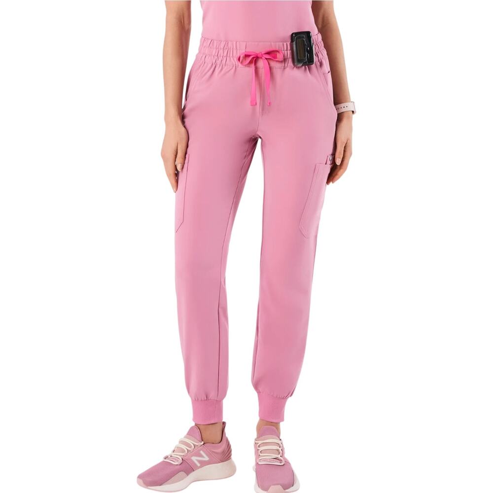 FIGS Uman Jogger Scrub Pants Women's XL Chalk Pink PO 6227 Rare Retired Limited